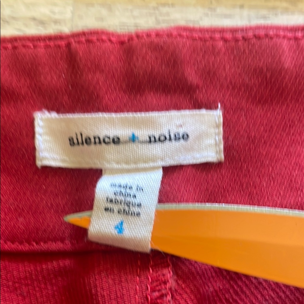 Silence + Noise Red Garment